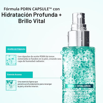 ANUA PDRN - Suero facial en aerosol con brillo de colágeno, niebla...