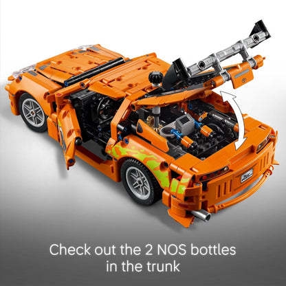 LEGO Technic Fast and Furious Toyota Supra MK4 Kit de construcción - Auto de juguete para niños, niños y niñas, a partir de 9 años - Regalo creativo para fanáticos de Fast and Furious - Detalles de