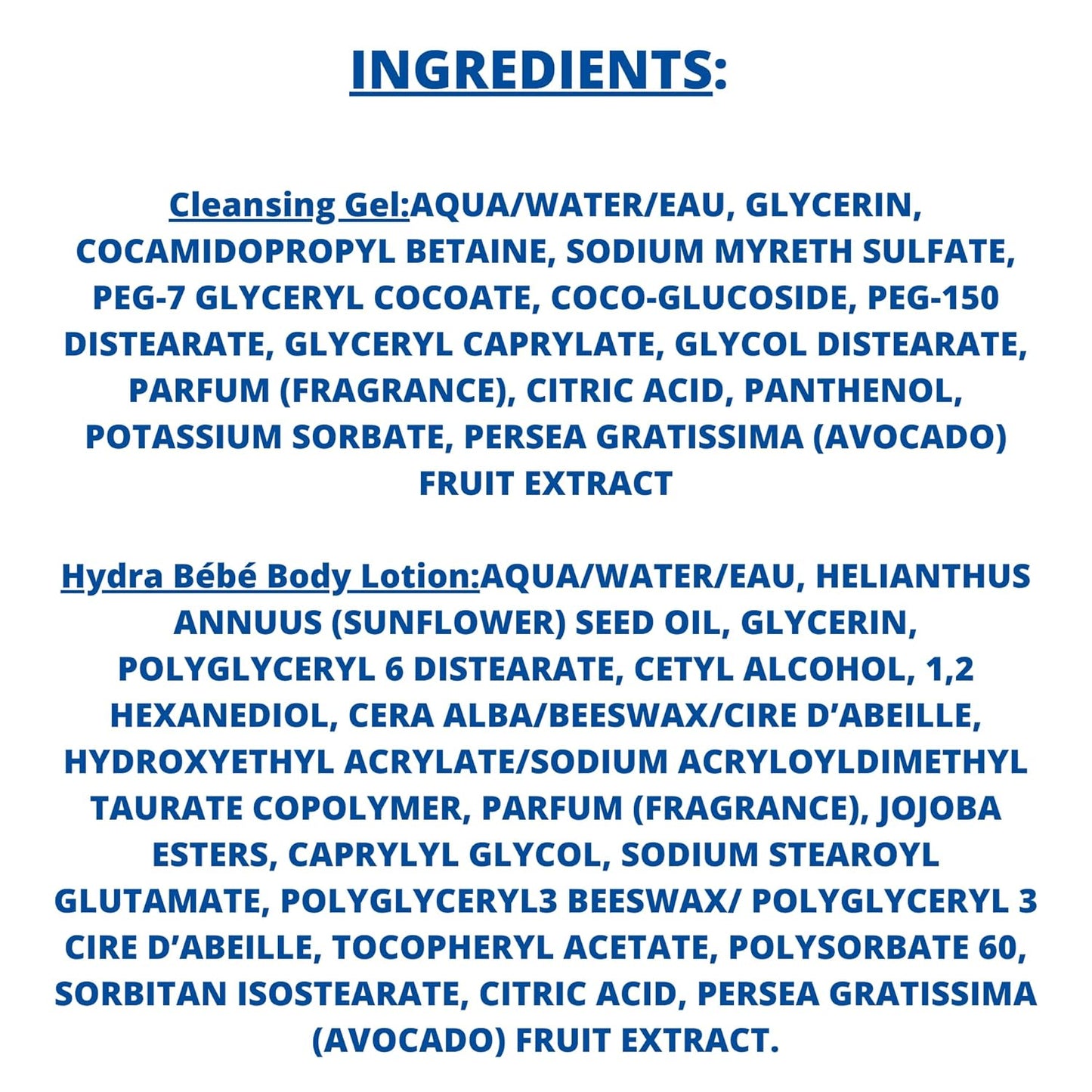Mustela Set de regalo para la hora del baño para bebés, esenciales para el cuidado de la piel del bebé con aguacate natural, contiene loción corporal Hydra Bebe de 10.14 onzas líquidas y gel limpiador suave de 16.9 onzas líquidas, juego de 2 artículos