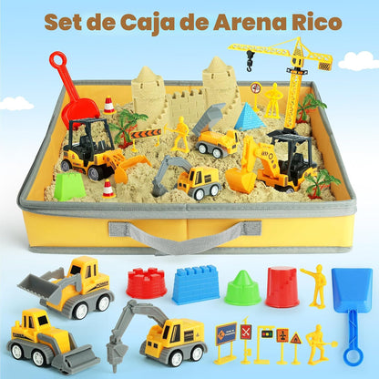 Kit de construcción de arena - Kit de arte de arena de juego de 37...