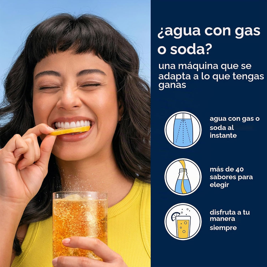 SodaStream - Fabricante de agua con gas ART | Kit de inicio | Siste...