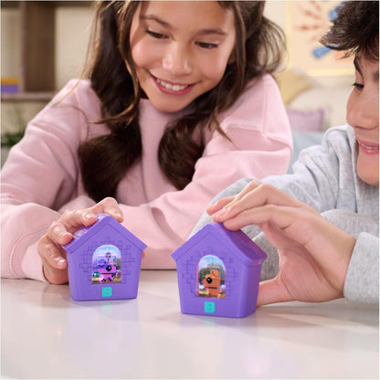 BITZEE, Doghouse Interactive Toy with 15 Puppies Inside, 3D Playroo...