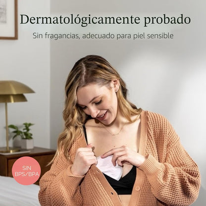 Lansinoh Stay Dry Almohadillas desechables para lactancia, almohadi...