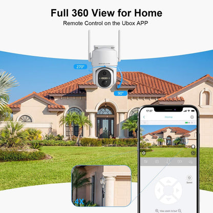 HOSAFE.COM Cámaras de seguridad para el hogar inalámbricas para ext...
