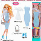 iBayda Paquete de 6 Muñecas Princesas de Juguete Americanas de Moda...
