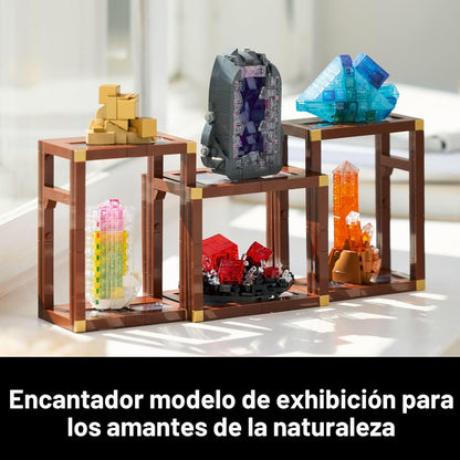 LEGO Ideas Mineral Collection - Juego de construcción para adultos,...