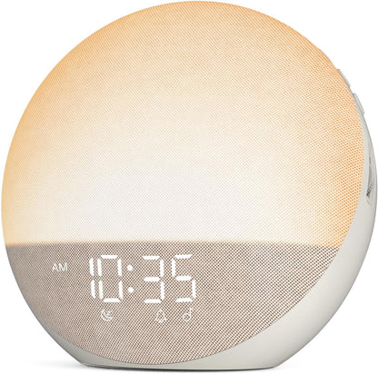 Reloj despertador Sunrise Máquina de ruido blanco: luz natural de d...