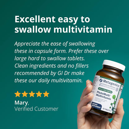 Metagenics PhytoMulti - Suplemento multivitamínico diario con fiton...
