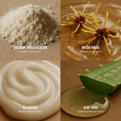 Superior Mane Crema depilatoria sin afeitar para hombres, depilació...