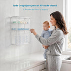 HBlife Organizador de almacenamiento de biberones para armario de e...