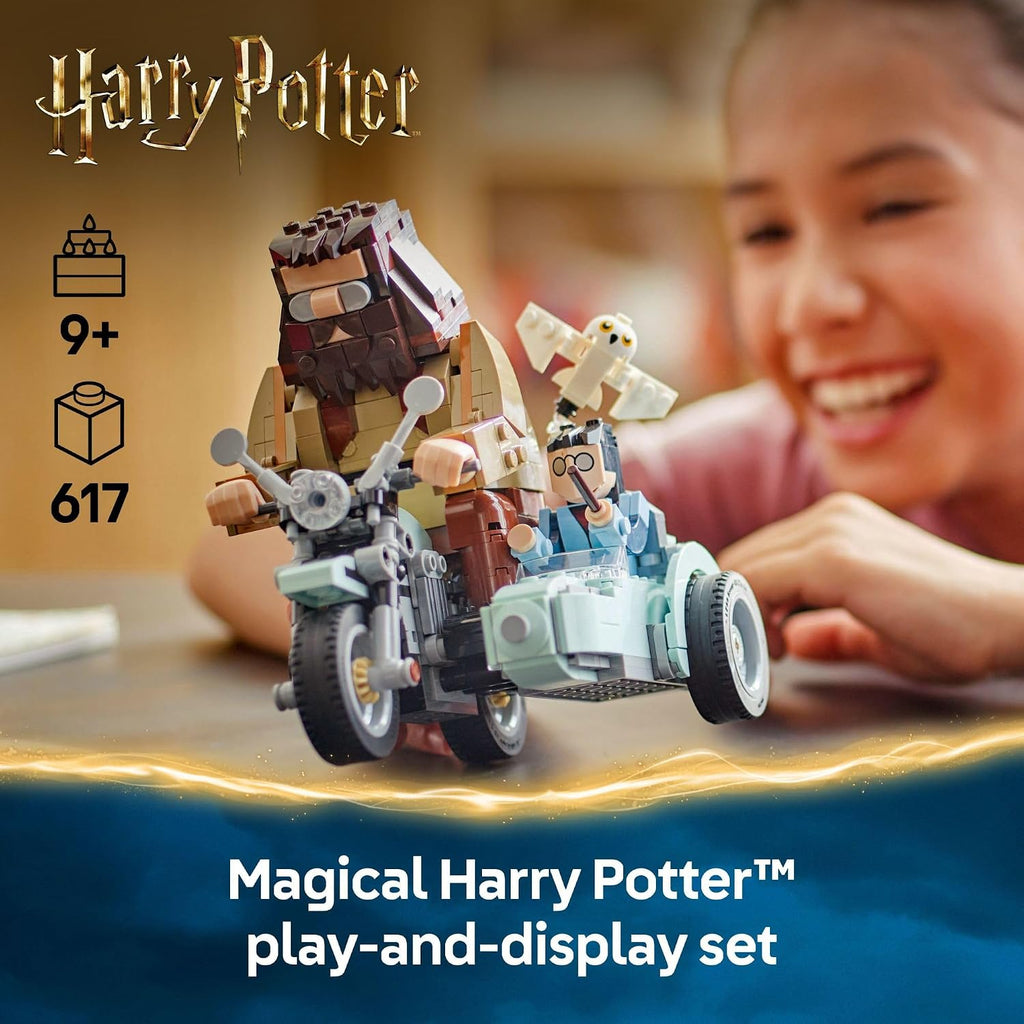 LEGO Harry Potter - Paseo en motocicleta de Hagrid y Harry - Juguet...