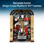 LEGO Harry Potter Book Nook: Hogwarts Express Building Set – Decoración de estante de dormitorio para niños, niñas y fanáticos, a partir de 10 años – Minifiguras coleccionables de Harry & Ron – Idea