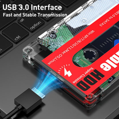 Kinhank Disco duro de juego de 2 TB, 120000 juegos incorporados, sistema Batocera 33, disco duro externo compatible con Mac OS/Linux/Windows XP/7/8/10/11, disco duro portátil, USB 3.0