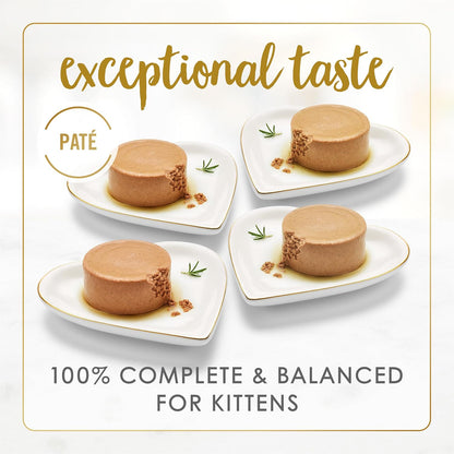 Purina Fancy Feast - Comida húmeda para gatitos, paquete variado de...