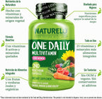 NATURELO One Daily Multivitamínico para mujeres con vitamina B12, 2...