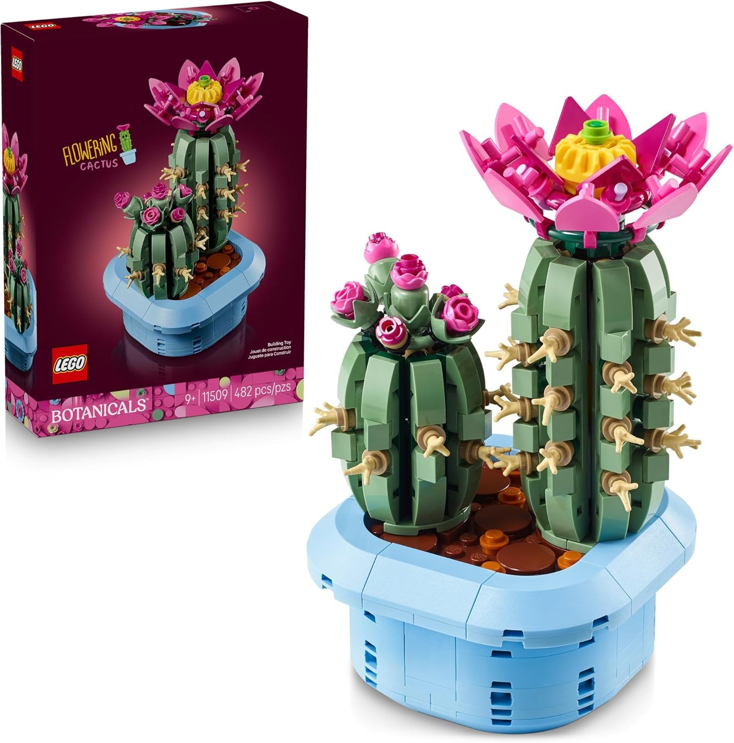 LEGO Botanicals - Juguete de construcción de cactus con