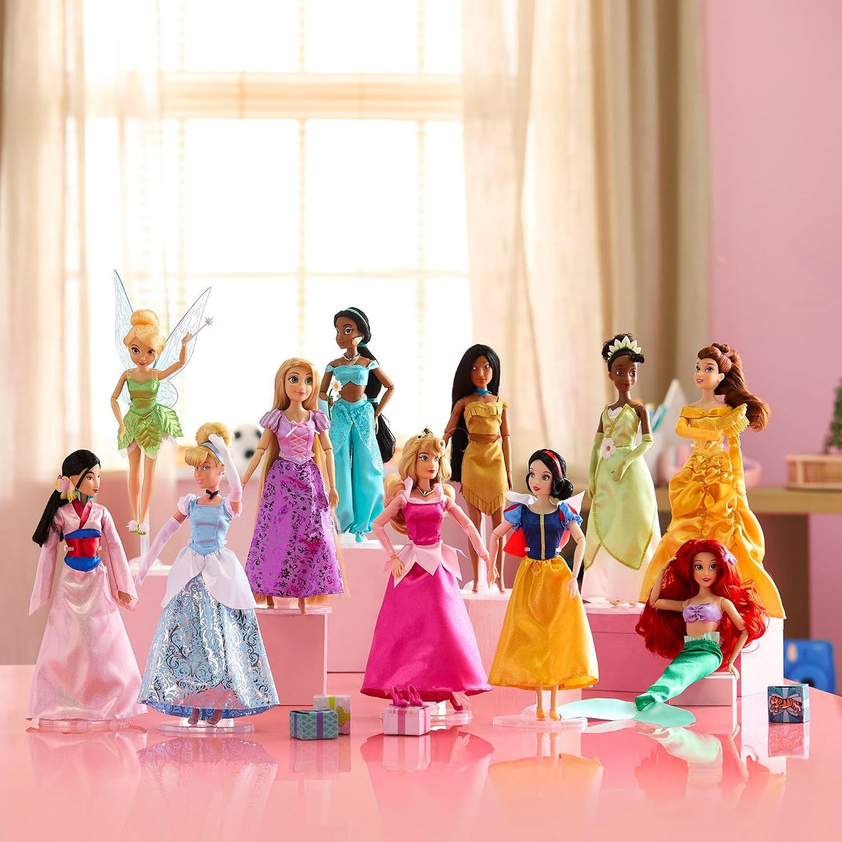 Disney Store Conjunto de Regalo Oficial de Colección de Muñecas Clá...