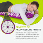 ProsourceFit Set de estera y almohada de acupresión para el alivio...