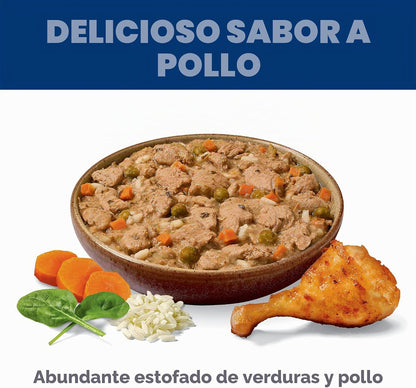 Hill's Science Diet Alimento húmedo para perros adultos con pes...