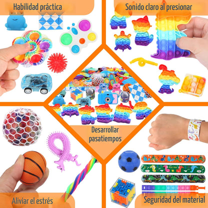200 piezas de recuerdos de fiesta para niños, juguetes fidget a gra...