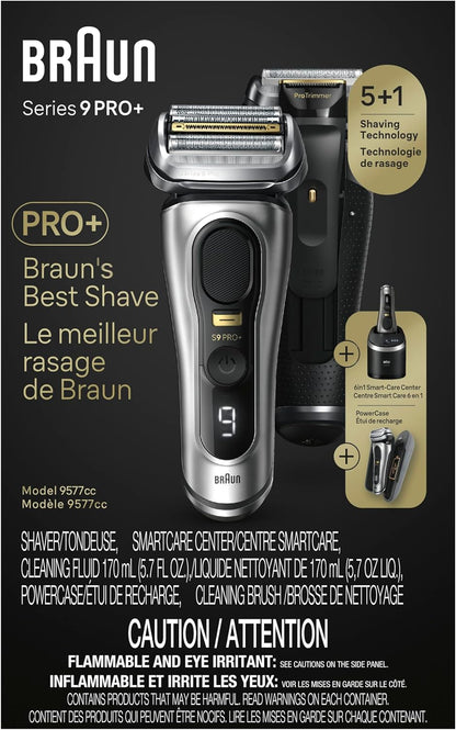 Braun Maquinilla de afeitar eléctrica Series 9 PRO+ 9577cc para hom...