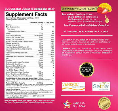 Tropical Oasis Multivitamínico Líquido para Mujeres + Crecimiento d...