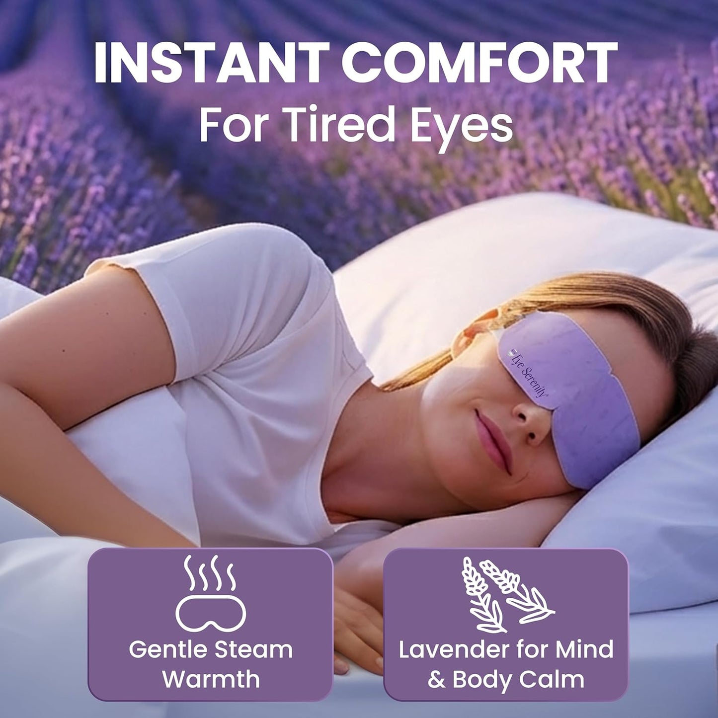 Lure Essentials Compresa cálida autocalentable para ojos secos, más...