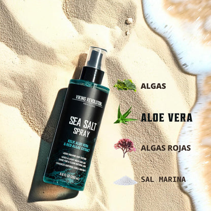 Viking Revolution Spray de Sal Marina para Hombres - Spray Texturiz...