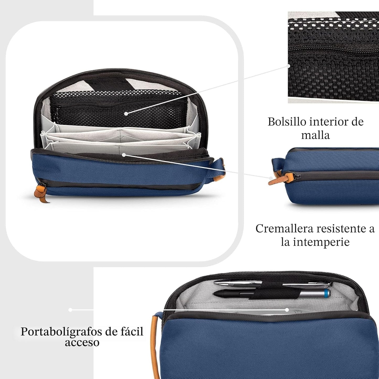 TRIPPED Travel Gear Tech Bag Organizer - Pequeña bolsa organizadora...