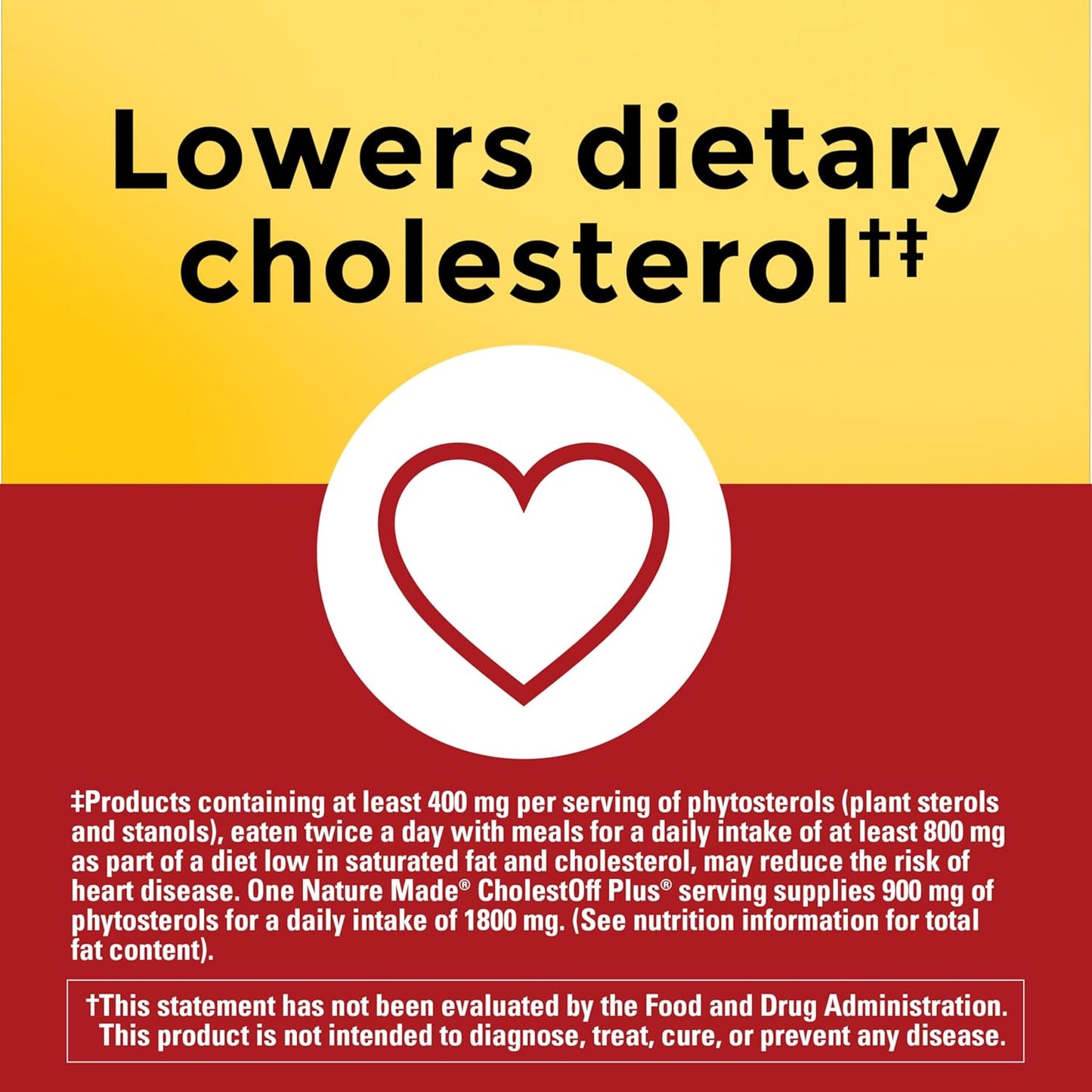 Nature Made CholestOff Plus, suplemento dietético para apoyo de la...