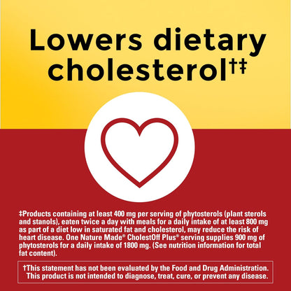 Nature Made CholestOff Plus, suplemento dietético para apoyo de la...