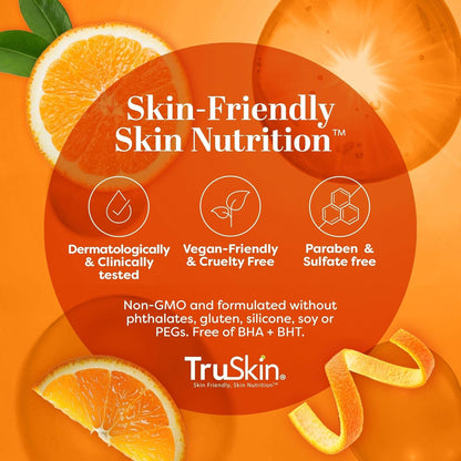 TruSkin - Suero de vitamina C para la cara, suero facial antienveje...