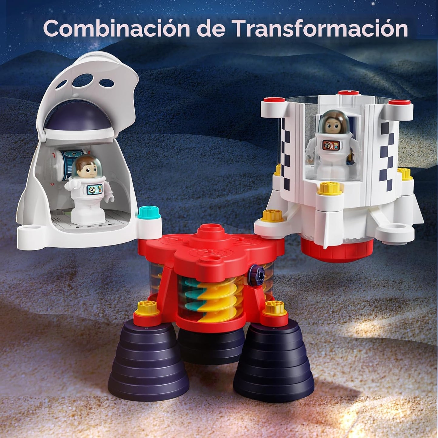 iPlay iLearn Juguetes de cohete del espacio exterior juego