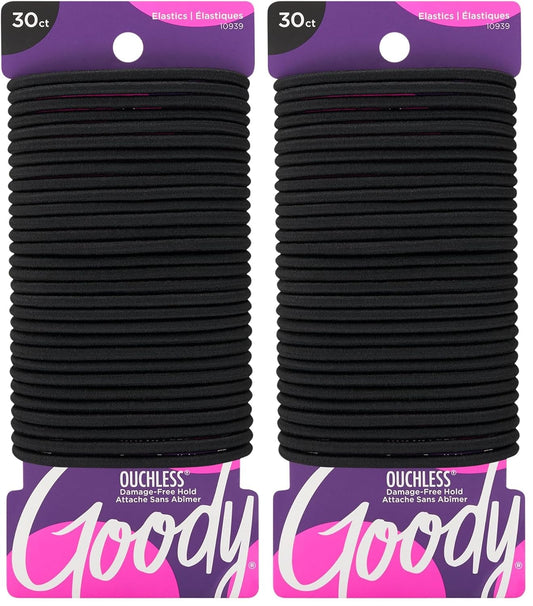 Goody Ouchless - Elásticos para el cabello, sin tirones, sin rotura...