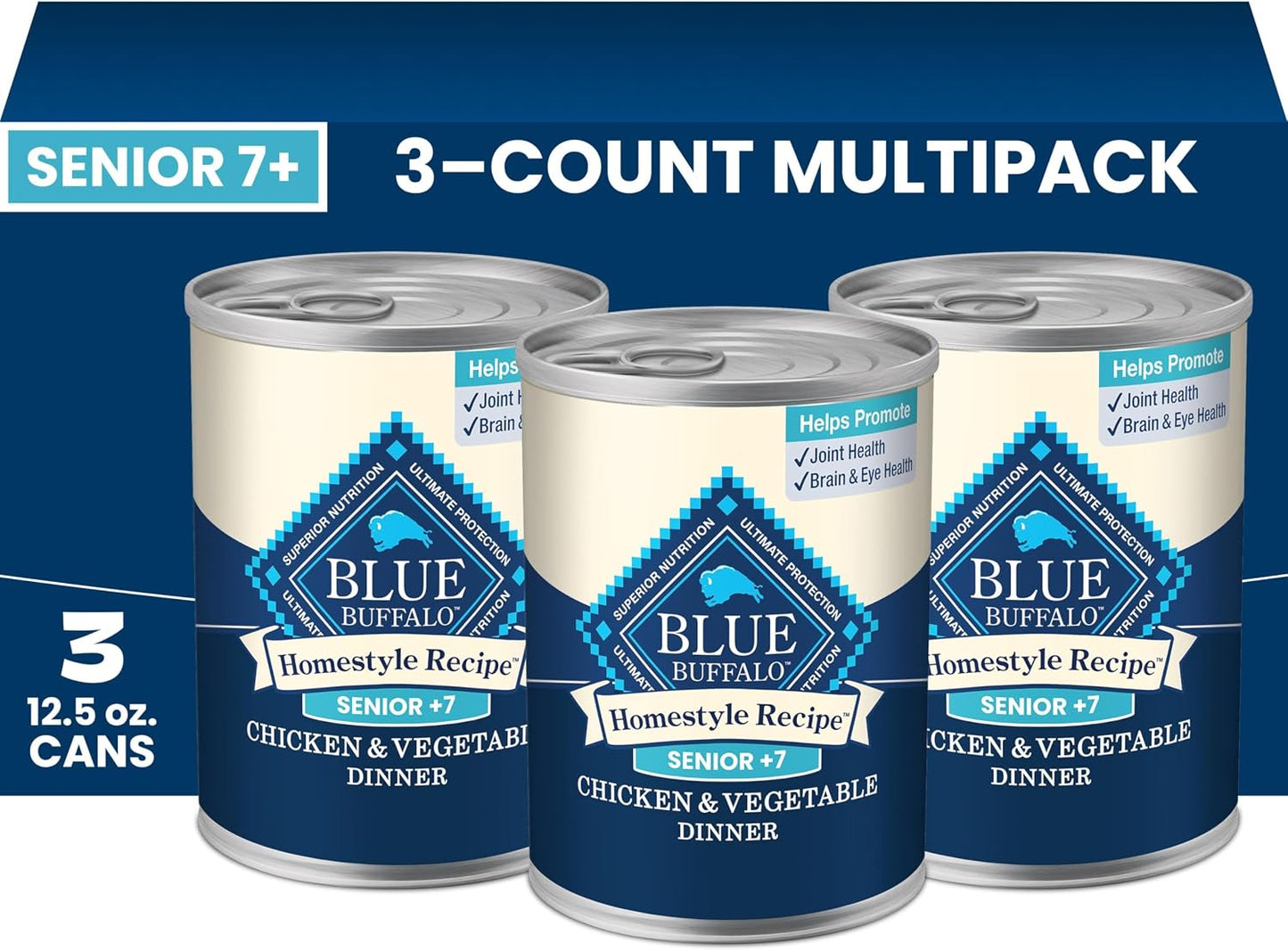 Blue Buffalo Homestyle Recipe - Paté de cena de pollo y verduras, a...
