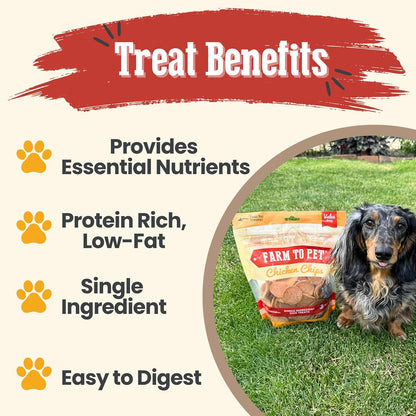 Farm To Pet - Golosinas de entrenamiento para perros - Chips de pol...