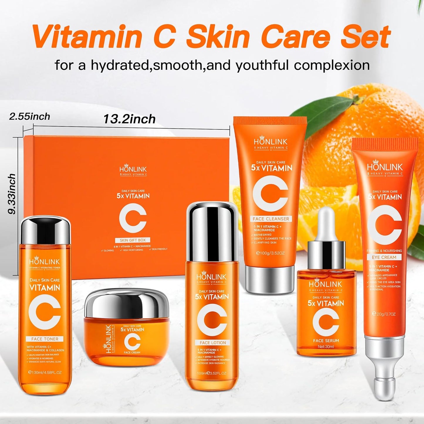 Set facial + Mascarilla para el cuello (8 piezas cada paquete), HON...