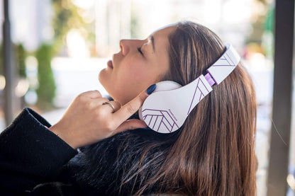 PowerLocus Auriculares Bluetooth sobre la oreja, auriculares inalám...