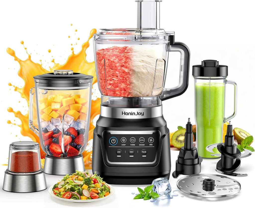 HoninJoy - Procesador de alimentos todo en uno, licuadoras 10 en 1...