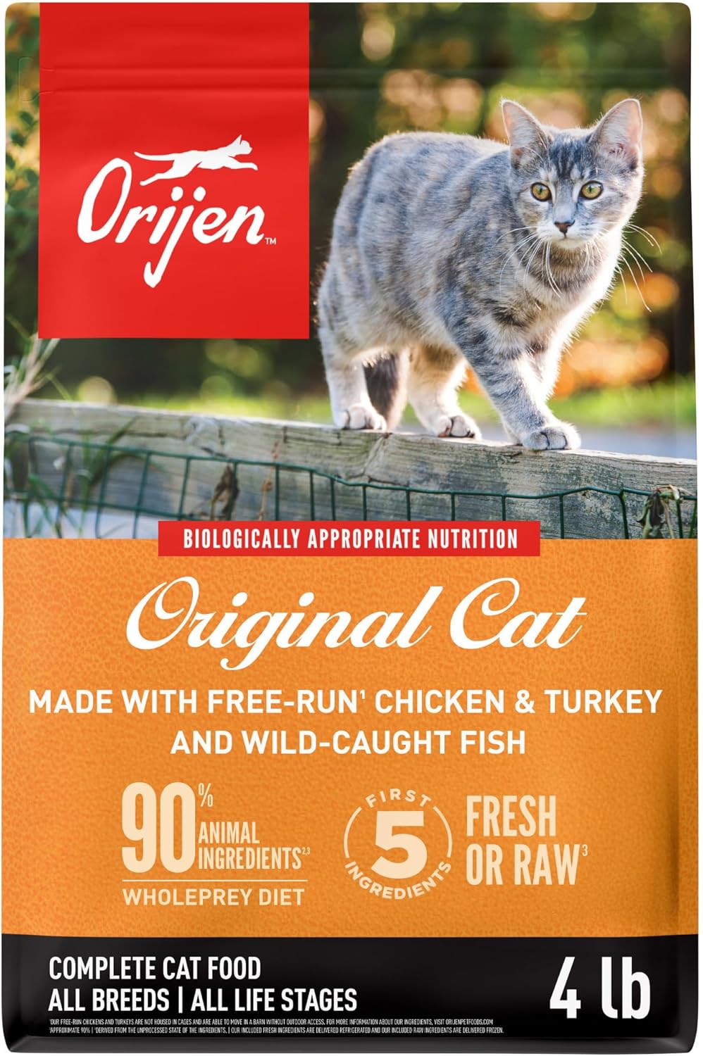 ORIJEN Alimento seco premium para gatos con alto contenido de prote...