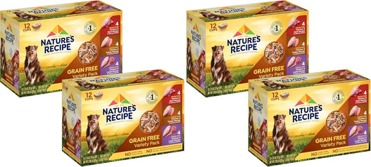 Nature's Recipe Paquete variado de comida húmeda para perros si...