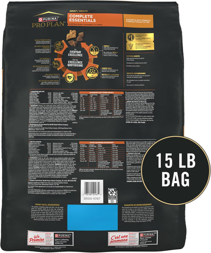 Purina Pro Plan Complete Essentials - Alimento seco para perros con...