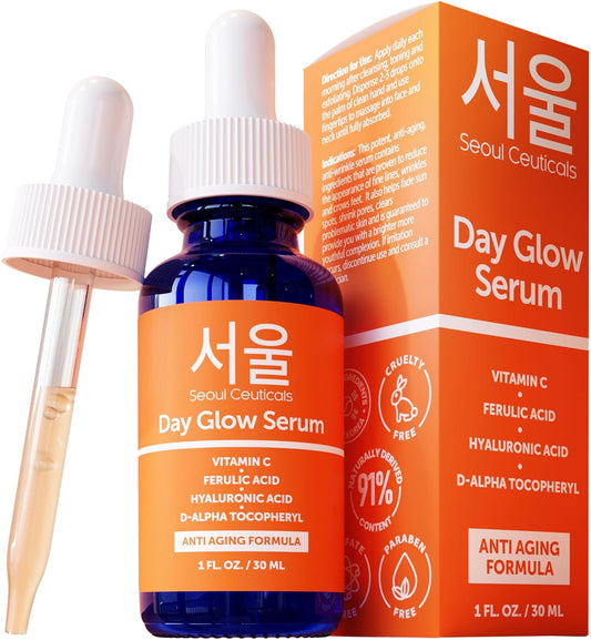 Korean Skin Care K Beauty - Sérum de ácido hialurónico 20% vitamina...