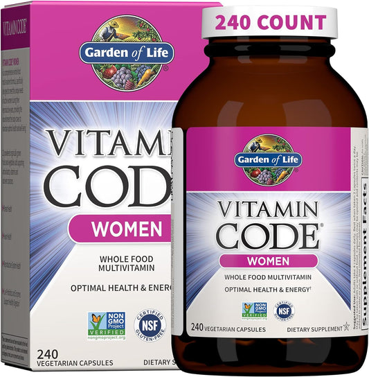 Jardín de vida Vegetariana Suplemento Multivitamínico para Mujeres,...