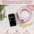 Lifestance Kit de Depilación para Mujeres y Hombres - Calentador Di...