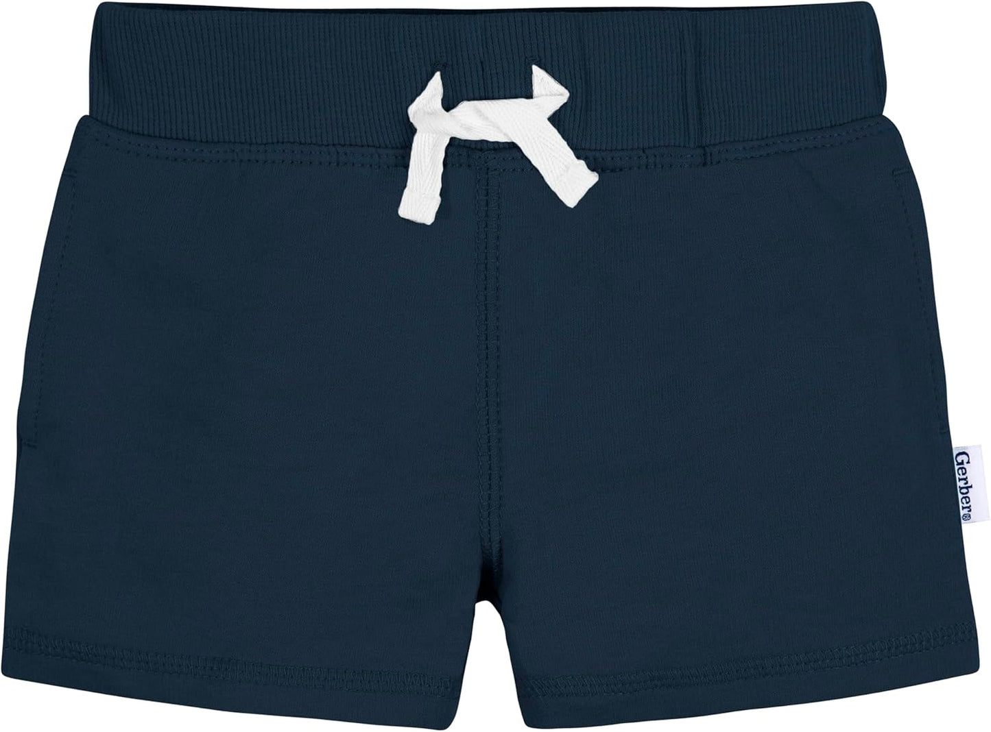 Gerber Paquete de 3 pantalones cortos de punto para bebé niño