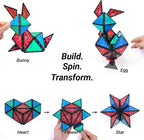 TOSY Pirámide Magnética de Piedra - 1 Cubo se Transforma en 1 Billó...