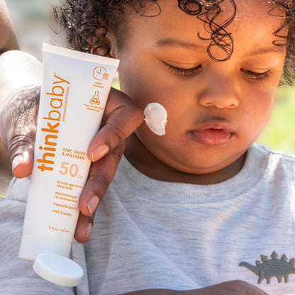 Thinkbaby SPF 50+ Protector solar para bebés, 85 g \u2013 Crema sol...
