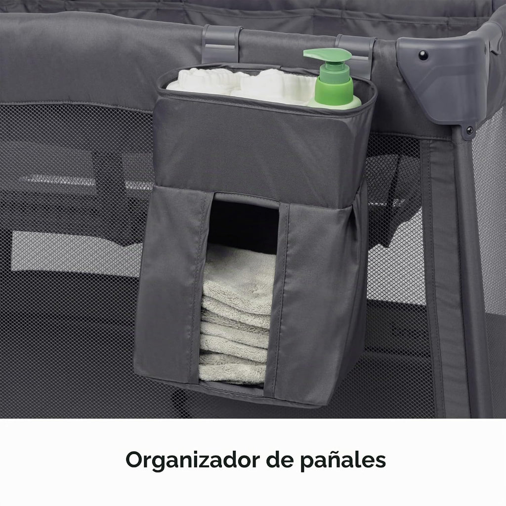 Baby Trend Sol Nursery Center® Corral para niños, color gris