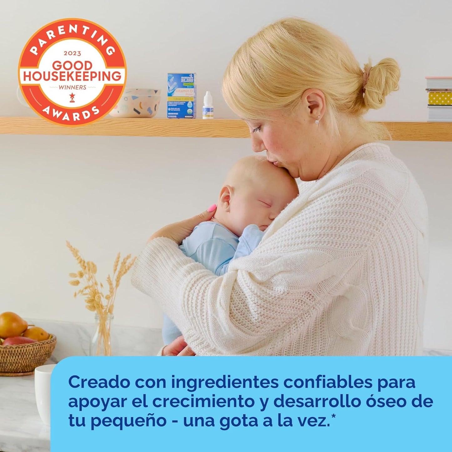 Mommy's Bliss Gotas orgánicas de vitamina D para bebés | Las go...